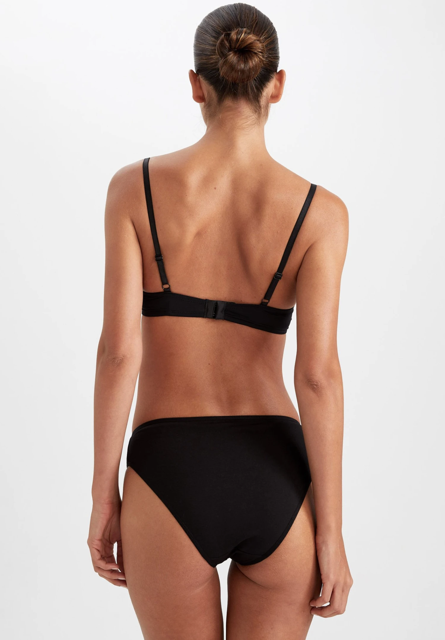 DeFacto 3Pack- Slip - Black 5 DeFacto 3Pack- Slip - Black - Afbeelding 3