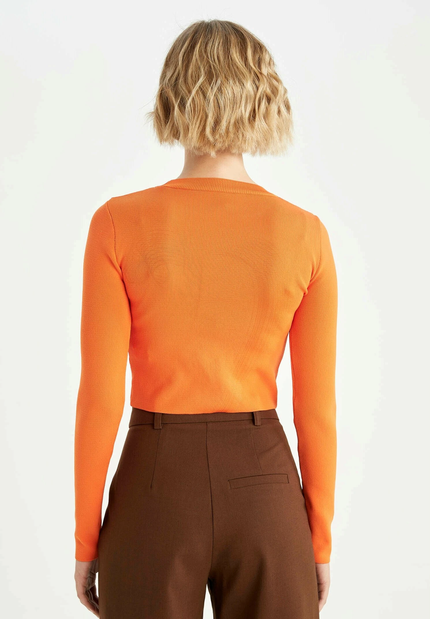 DeFacto Trui - Orange 5 DeFacto Trui - Orange - Afbeelding 3
