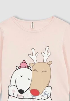 DeFacto 2Pack Regular Fit- Pyjama - Purple -DeFacto 67d723e877314075885ca639e2994e70