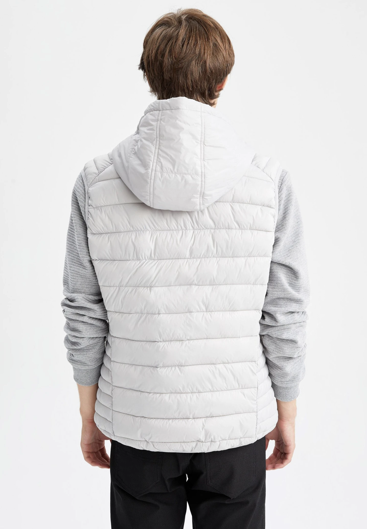 DeFacto Slim Fit - Bodywarmer - Grey 5 DeFacto Slim Fit - Bodywarmer - Grey - Afbeelding 3