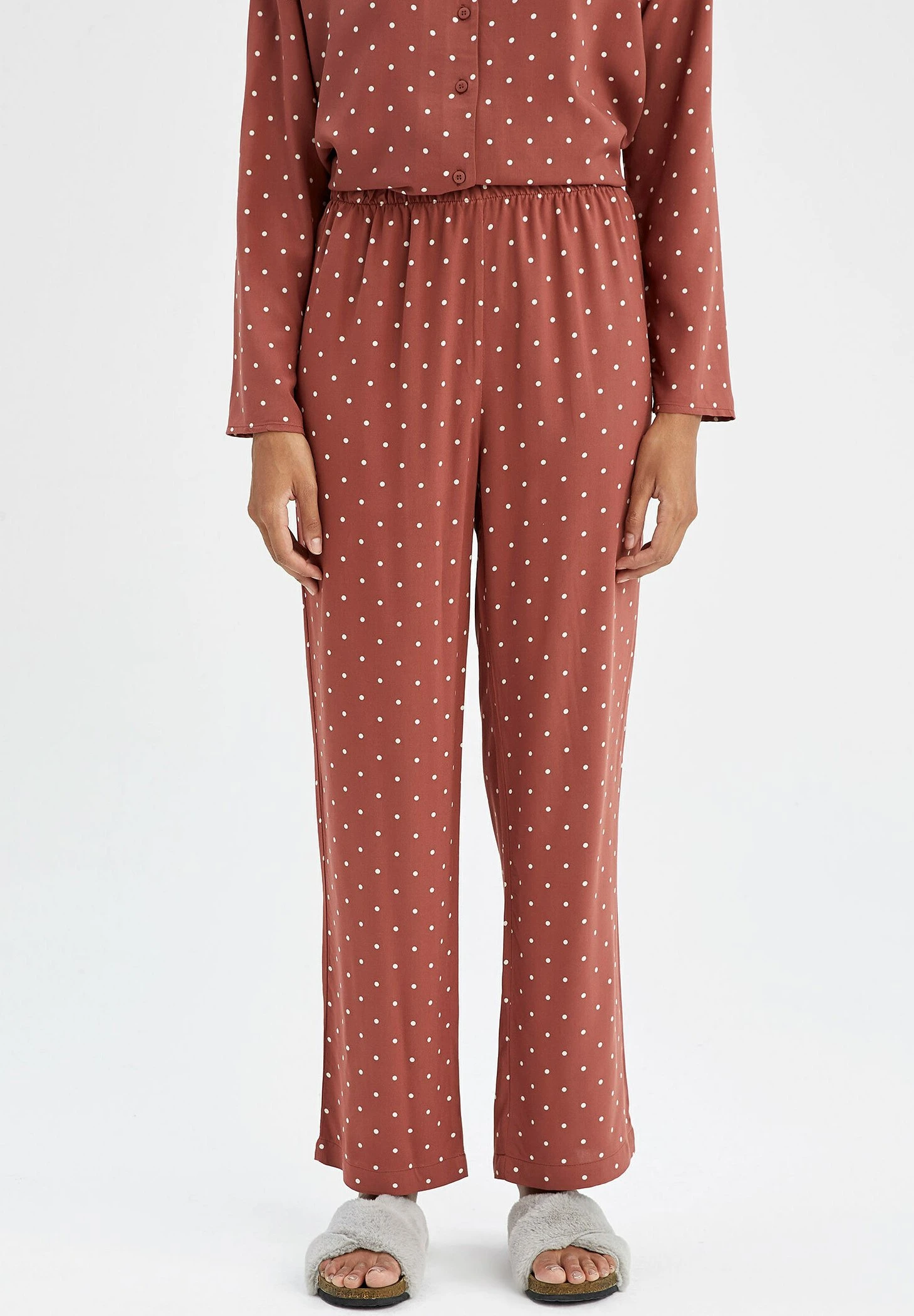 DeFacto Regular Fit - Pyjamabroek - Bordeaux 3 DeFacto Regular Fit - Pyjamabroek - Bordeaux