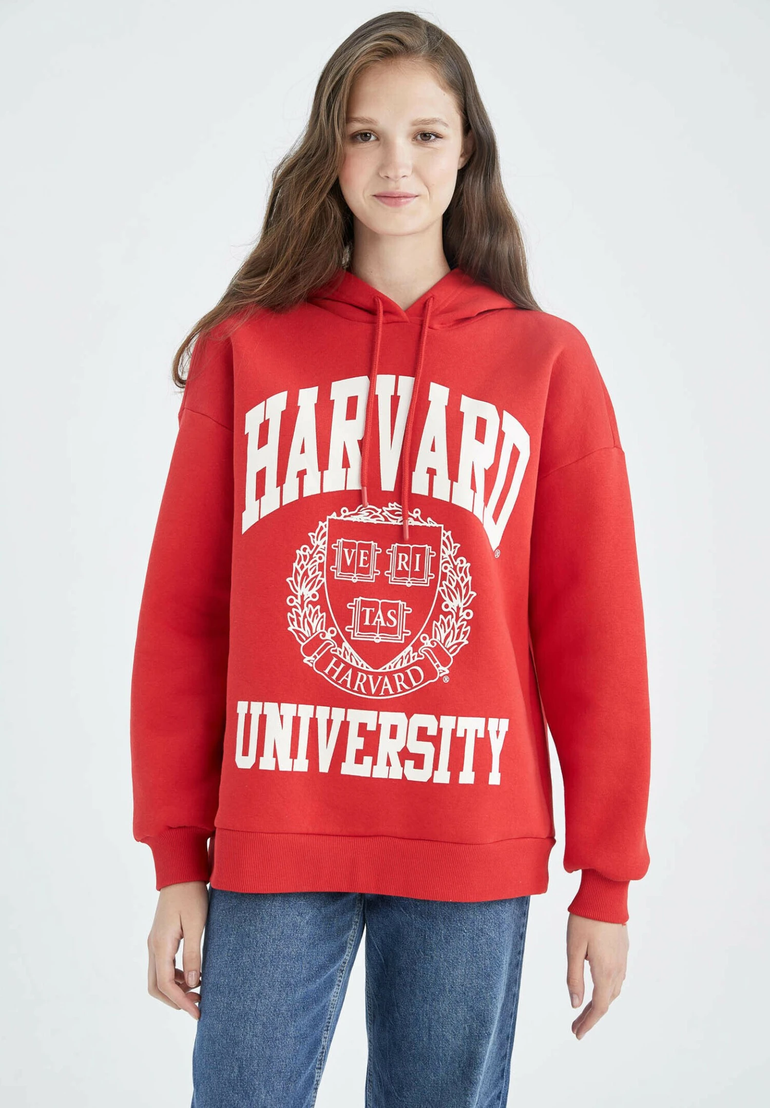 DeFacto Harvard University- Hoodie - Red 3 DeFacto Harvard University- Hoodie - Red