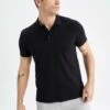 DeFacto Regular Fit- Poloshirt - Black 2 DeFacto Regular Fit- Poloshirt - Black -DeFacto 68906cee1f024f5a8dbbb1f16d83f2ca
