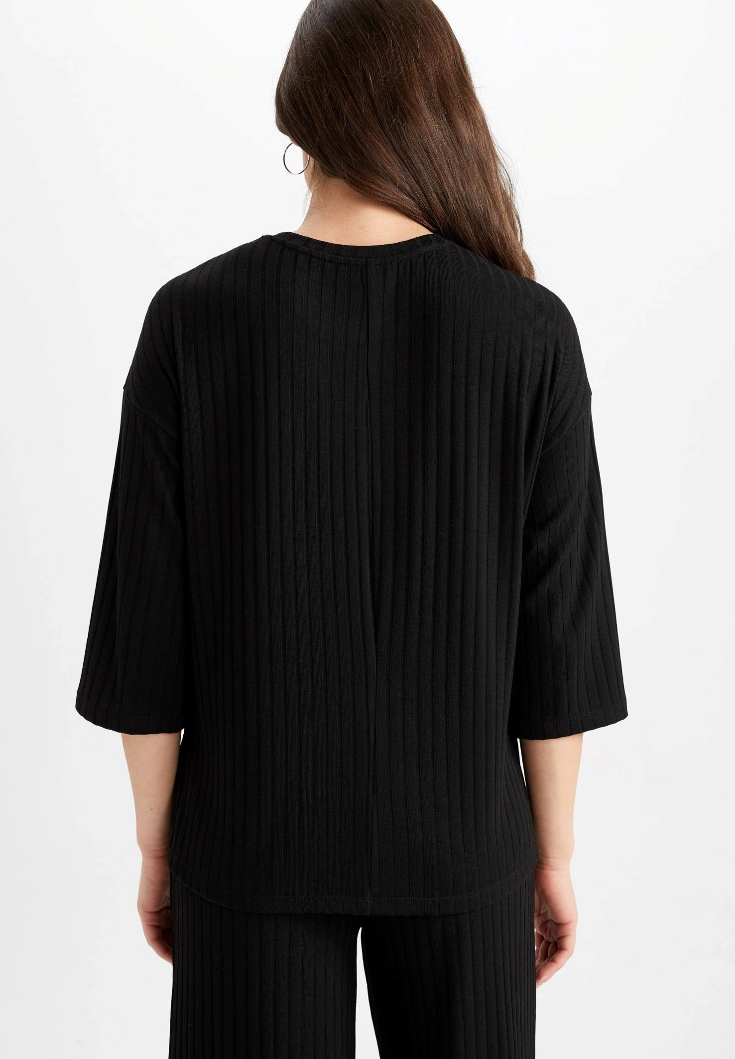 DeFacto Regular Fit - Longsleeve - Black 5 DeFacto Regular Fit - Longsleeve - Black - Afbeelding 3