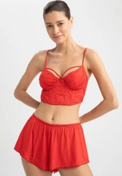 DeFacto Bustier - Red 6 DeFacto Bustier - Red -DeFacto 69ba7e7ca305413e80f3222f3b292198