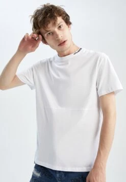 DeFacto Regular Fit - T-Shirt Basic - White
