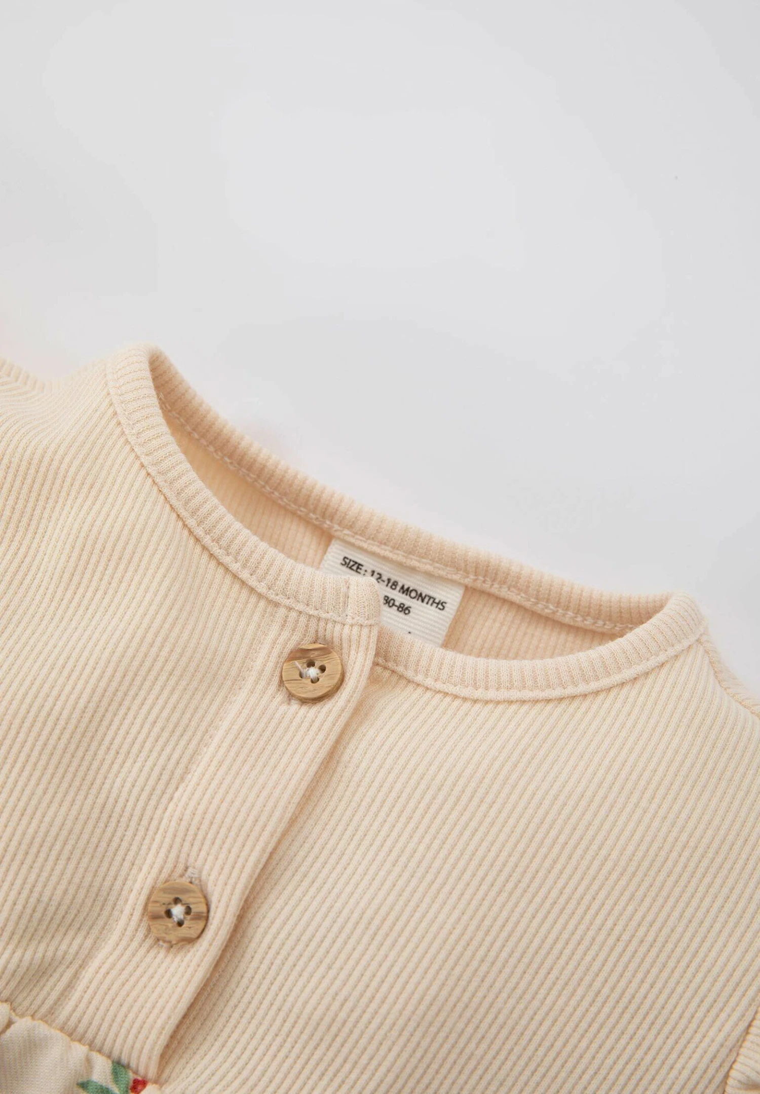 DeFacto Regular Fit- Gebreide Jurk - Ecru 5 DeFacto Regular Fit- Gebreide Jurk - Ecru - Afbeelding 3