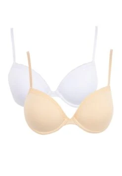 DeFacto 2Pack- T-Shirt Bh - White 13 DeFacto 2Pack- T-Shirt Bh - White -DeFacto 6b70343b641e43ddbd6e2667c5154393