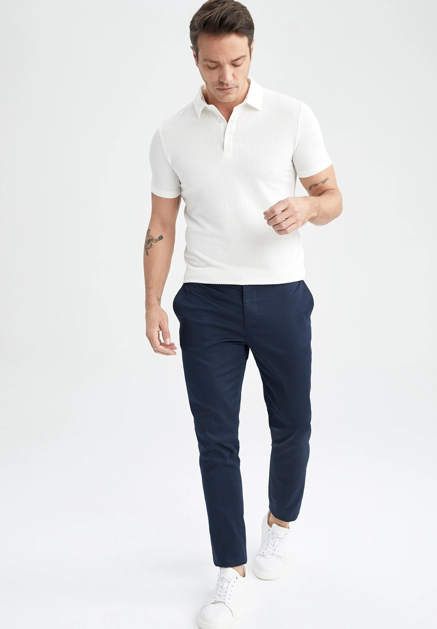 DeFacto Poloshirt - White 4 DeFacto Poloshirt - White - Afbeelding 2