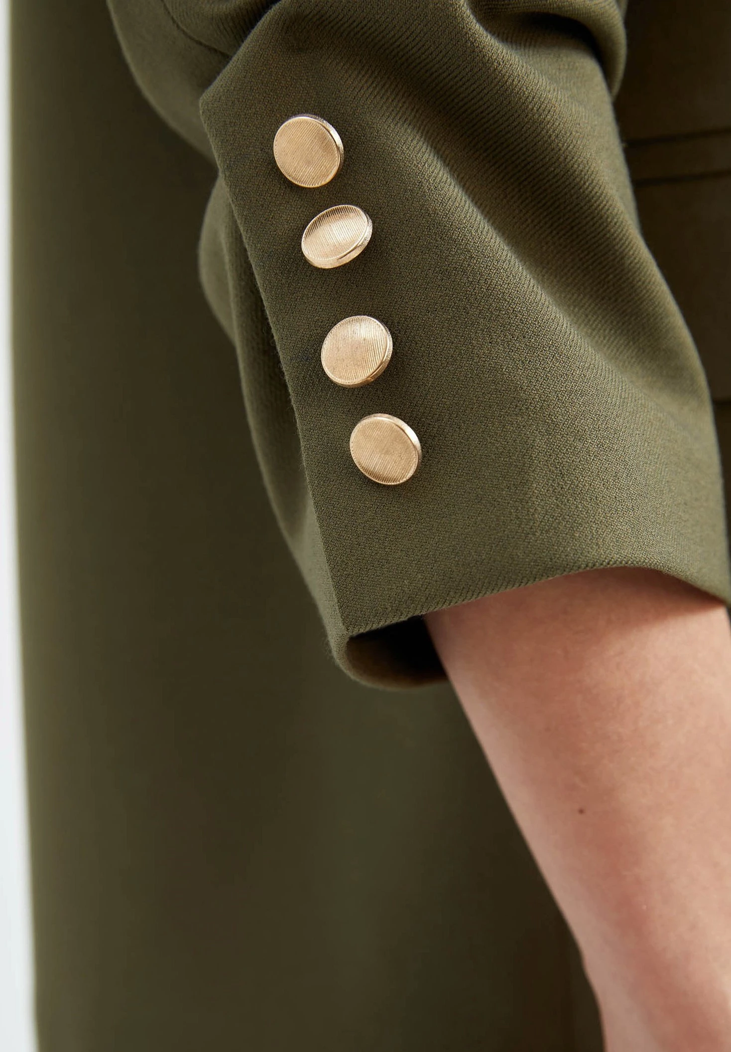 DeFacto Halflange Jas - Khaki 6 DeFacto Halflange Jas - Khaki - Afbeelding 4