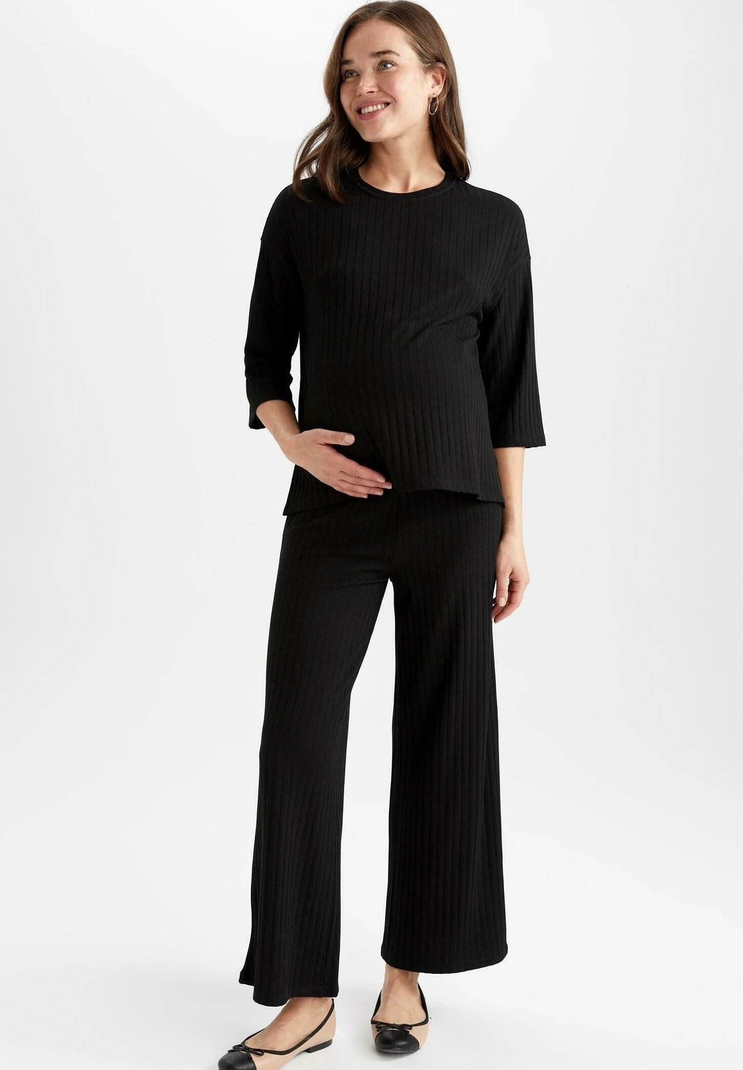 DeFacto Regular Fit - Longsleeve - Black 4 DeFacto Regular Fit - Longsleeve - Black - Afbeelding 2