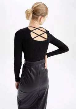 DeFacto Fitted Pullover - Trui - Black 7 DeFacto Fitted Pullover - Trui - Black -DeFacto 6d51379a6333403c91f97fbc60dff217