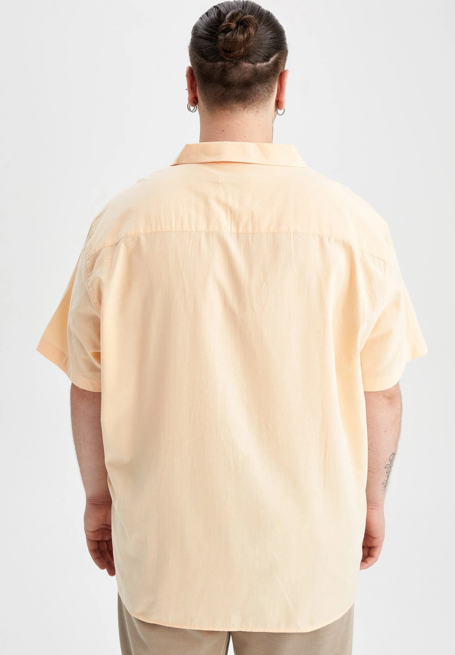 DeFacto Fit - Overhemd - Orange 5 DeFacto Fit - Overhemd - Orange - Afbeelding 3