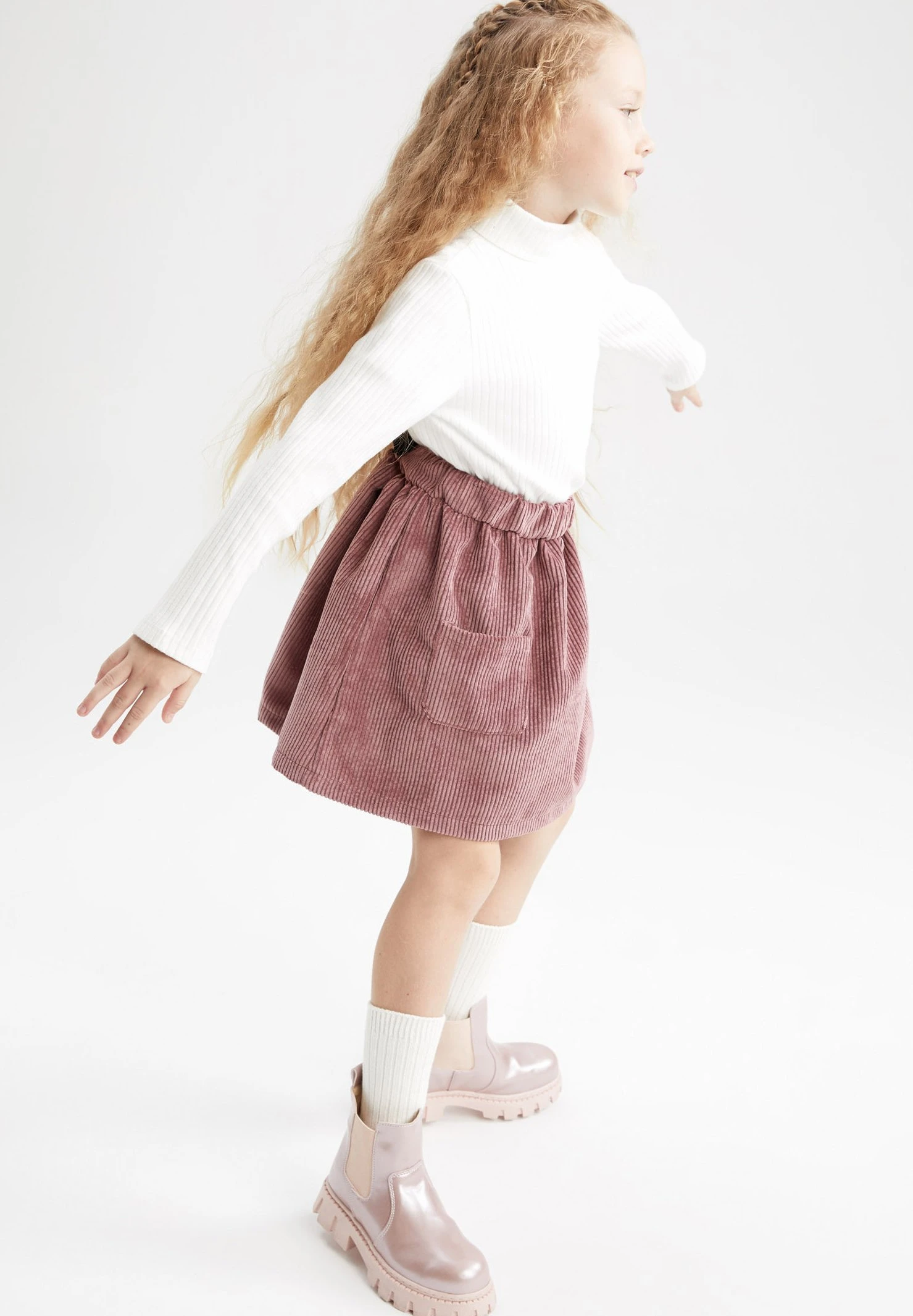 DeFacto A-Lijn Rok - Light Red 6 DeFacto A-Lijn Rok - Light Red - Afbeelding 4