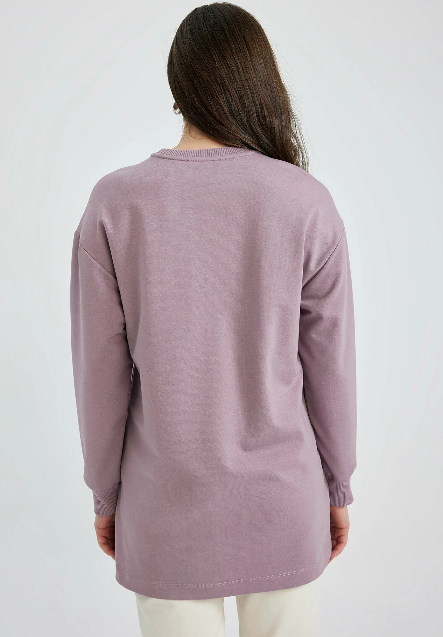 DeFacto Relax Fit- Sweater - Bordeaux 5 DeFacto Relax Fit- Sweater - Bordeaux - Afbeelding 3