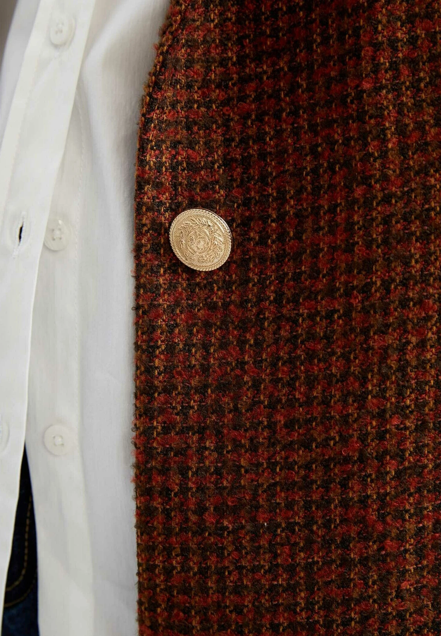 DeFacto Blazer - Orange 7 DeFacto Blazer - Orange - Afbeelding 5