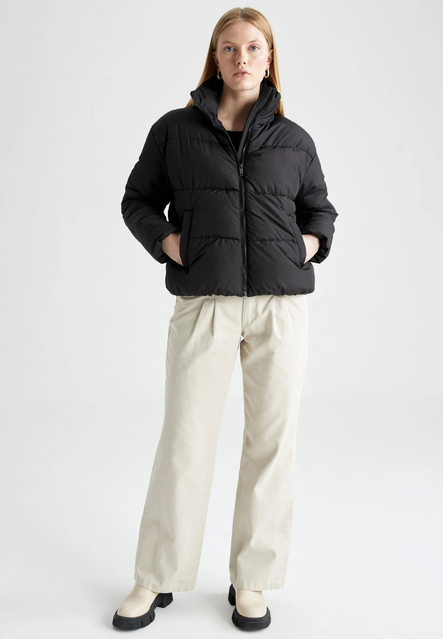 DeFacto Winterjas - Black 4 DeFacto Winterjas - Black - Afbeelding 2