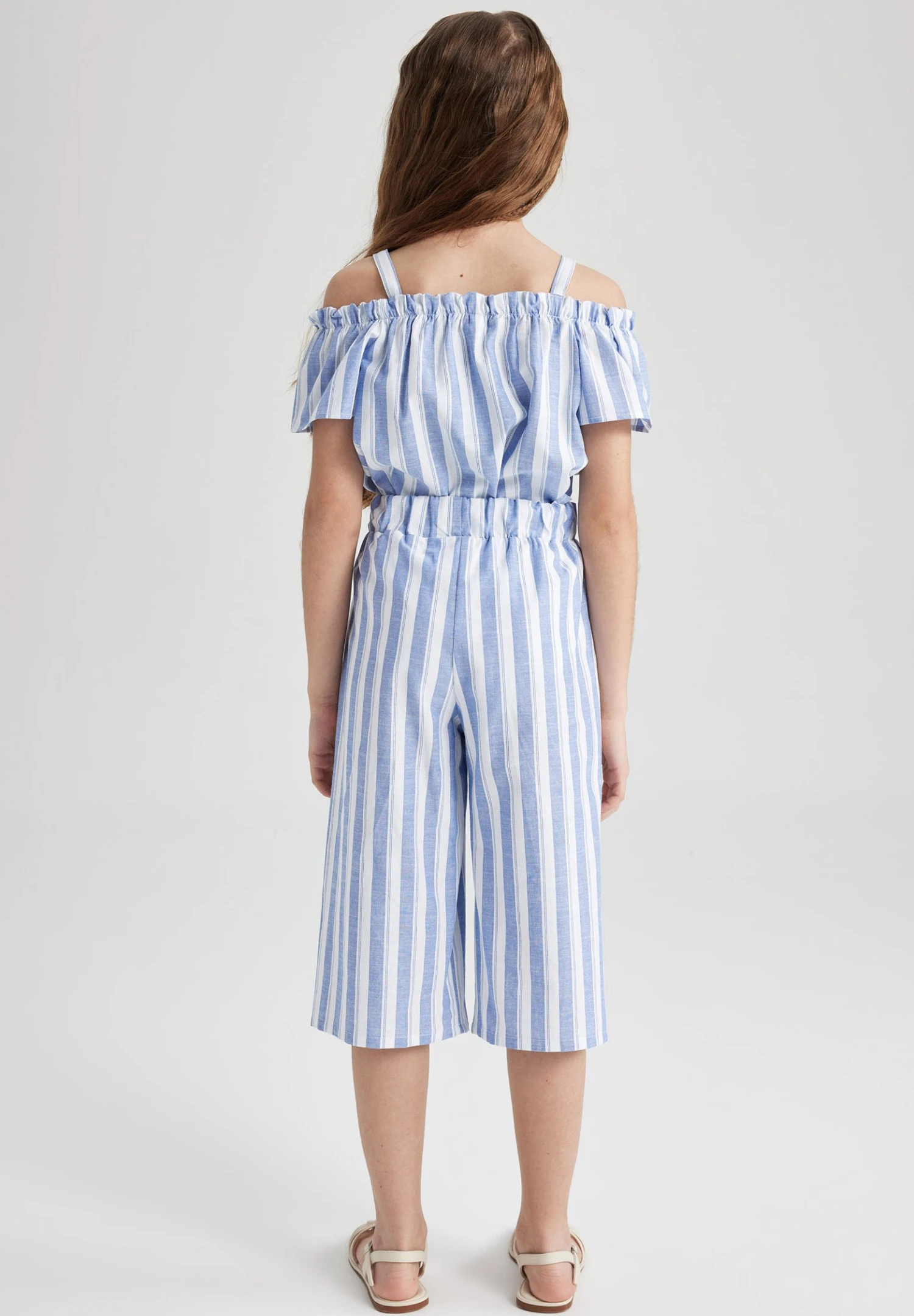 DeFacto Wide Leg - Shorts - Blue 5 DeFacto Wide Leg - Shorts - Blue - Afbeelding 3