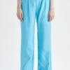 DeFacto Wide Leg - Broek - Turquoise 2 DeFacto Wide Leg - Broek - Turquoise -DeFacto 6f193df5e4a543d78ea17fa29cbf1053