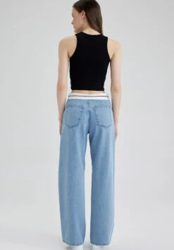 DeFacto Wide Leg - Flared Jeans - Blue 8 DeFacto Wide Leg - Flared Jeans - Blue -DeFacto 6f35788e2a80452f9ea163b1a3d4fb82