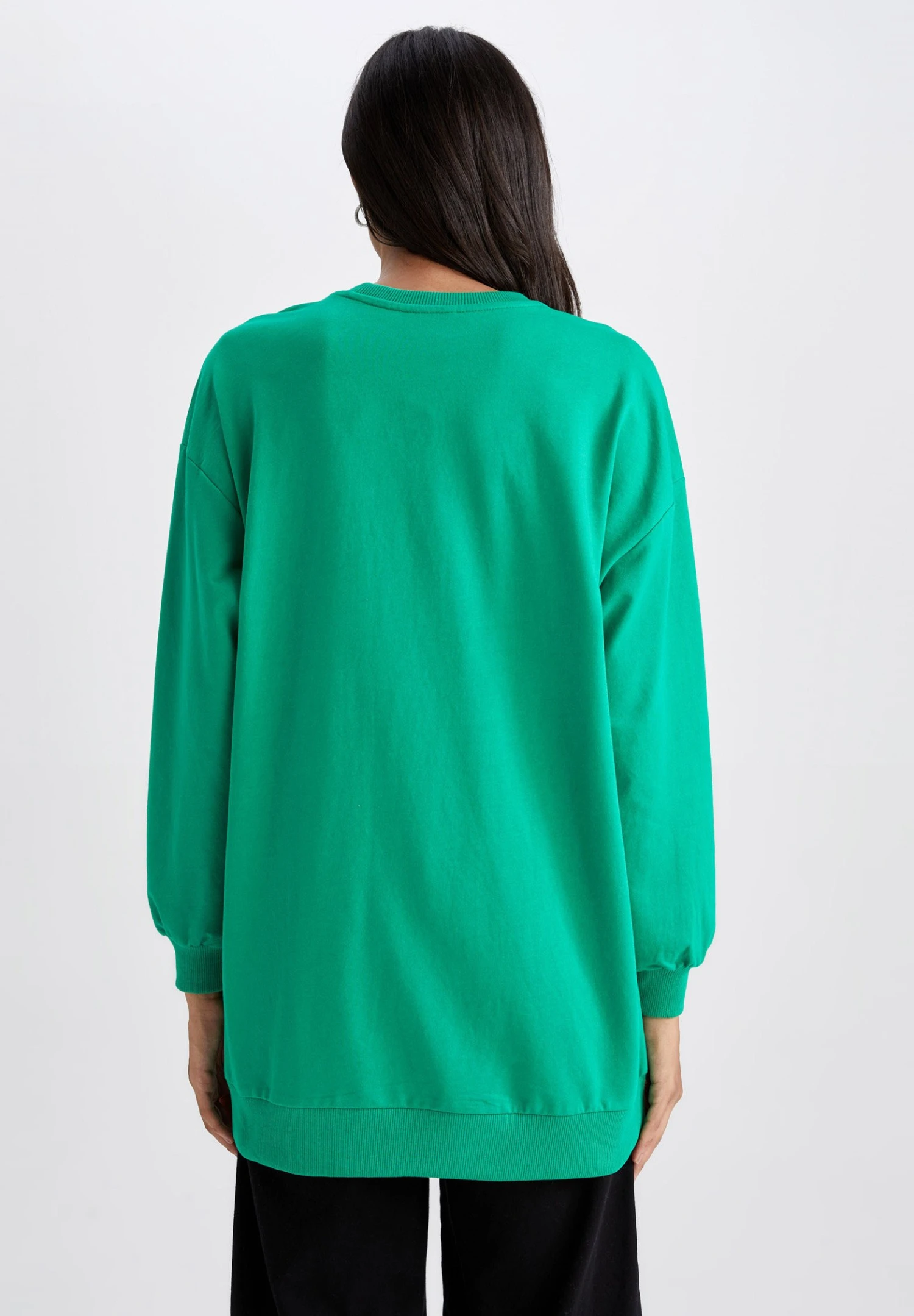 DeFacto Relax Fit - Sweater - Green 5 DeFacto Relax Fit - Sweater - Green - Afbeelding 3