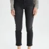 DeFacto Vintage- Slim Fit Jeans - Black -DeFacto 6fba384008df47118b9608638917b083