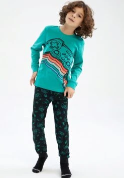 DeFacto 2Pack Regular Fit - Pyjama - Green 7 DeFacto 2Pack Regular Fit - Pyjama - Green -DeFacto 7038fb6019b441d49362439e3d1ef2e5