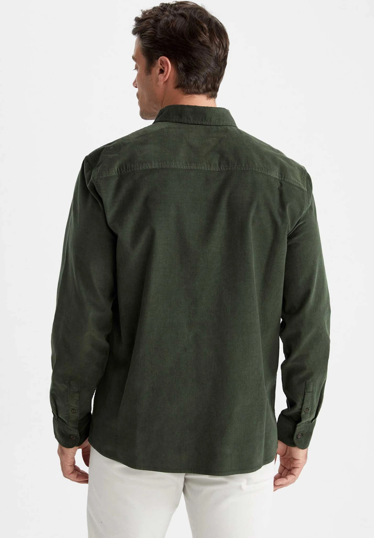 DeFacto Regular Fit- Lichte Jas - Green 5 DeFacto Regular Fit- Lichte Jas - Green - Afbeelding 3