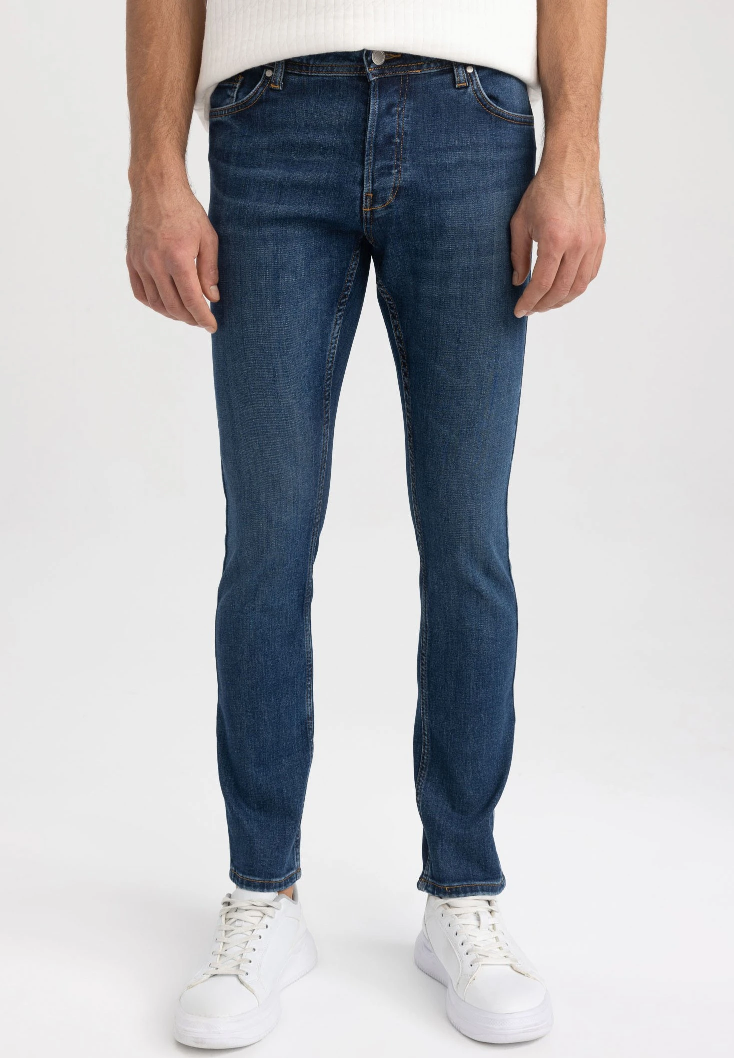 DeFacto Sergio Trouser - Slim Fit Jeans - Blue 3 DeFacto Sergio Trouser - Slim Fit Jeans - Blue