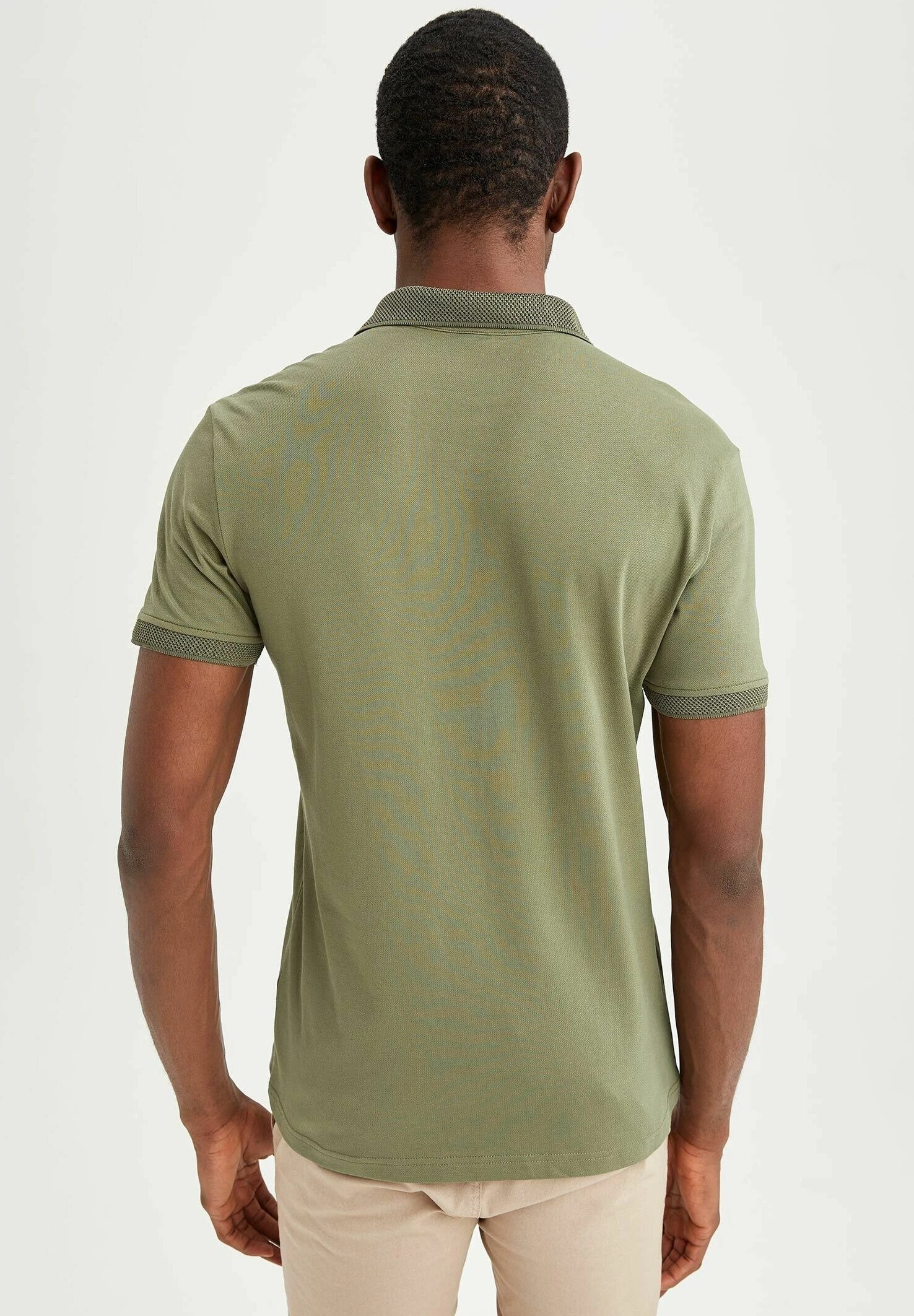 DeFacto Poloshirt - Khaki 5 DeFacto Poloshirt - Khaki - Afbeelding 3