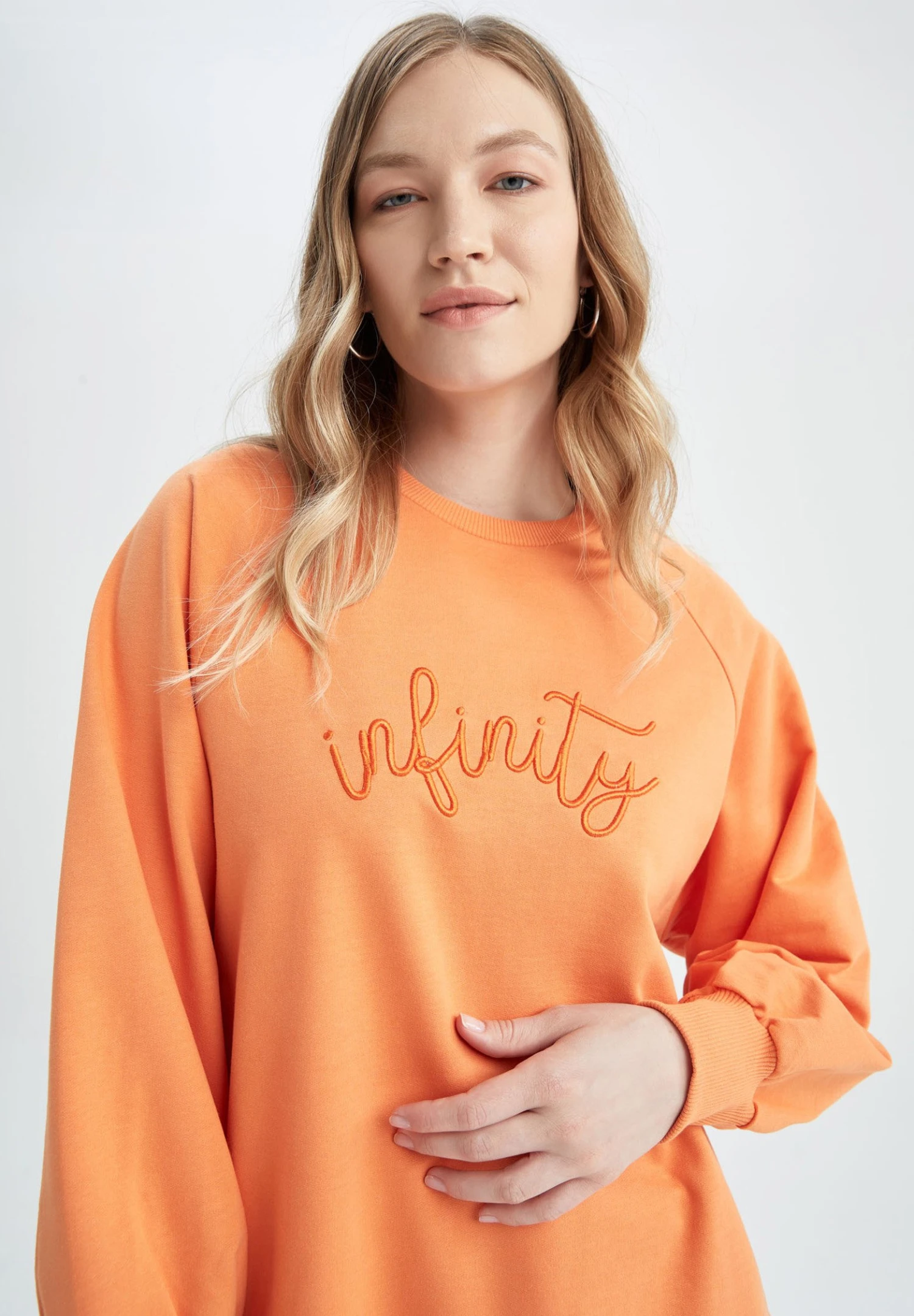 DeFacto Sweater - Orange 6 DeFacto Sweater - Orange - Afbeelding 4