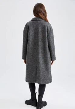 DeFacto Relax Fit - Mantel - Grey 8 DeFacto Relax Fit - Mantel - Grey -DeFacto 72e91ad397e549adabfb24eb4aa74248