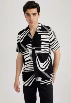 DeFacto Regular Fit - Overhemd - Black