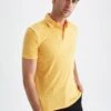 DeFacto Slim Fit - Poloshirt - Yellow 1 DeFacto Slim Fit - Poloshirt - Yellow -DeFacto 74440380cef54b04904e04857cf377e9