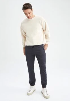 DeFacto Standart Fit - Broek - Anthracite -DeFacto 7519dde61b2c469b9642853a1c3e4f62