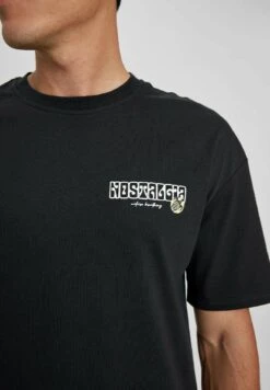 DeFacto Comfort Fit - T-Shirt Print - Anthracite -DeFacto 75457658a7294611948b9a44cbe081ab