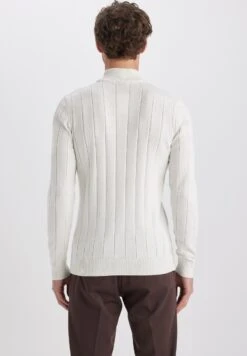 DeFacto Slim Fit- Trui - Ecru 8 DeFacto Slim Fit- Trui - Ecru -DeFacto 754c60b5f5fa4db0afde752a85860731