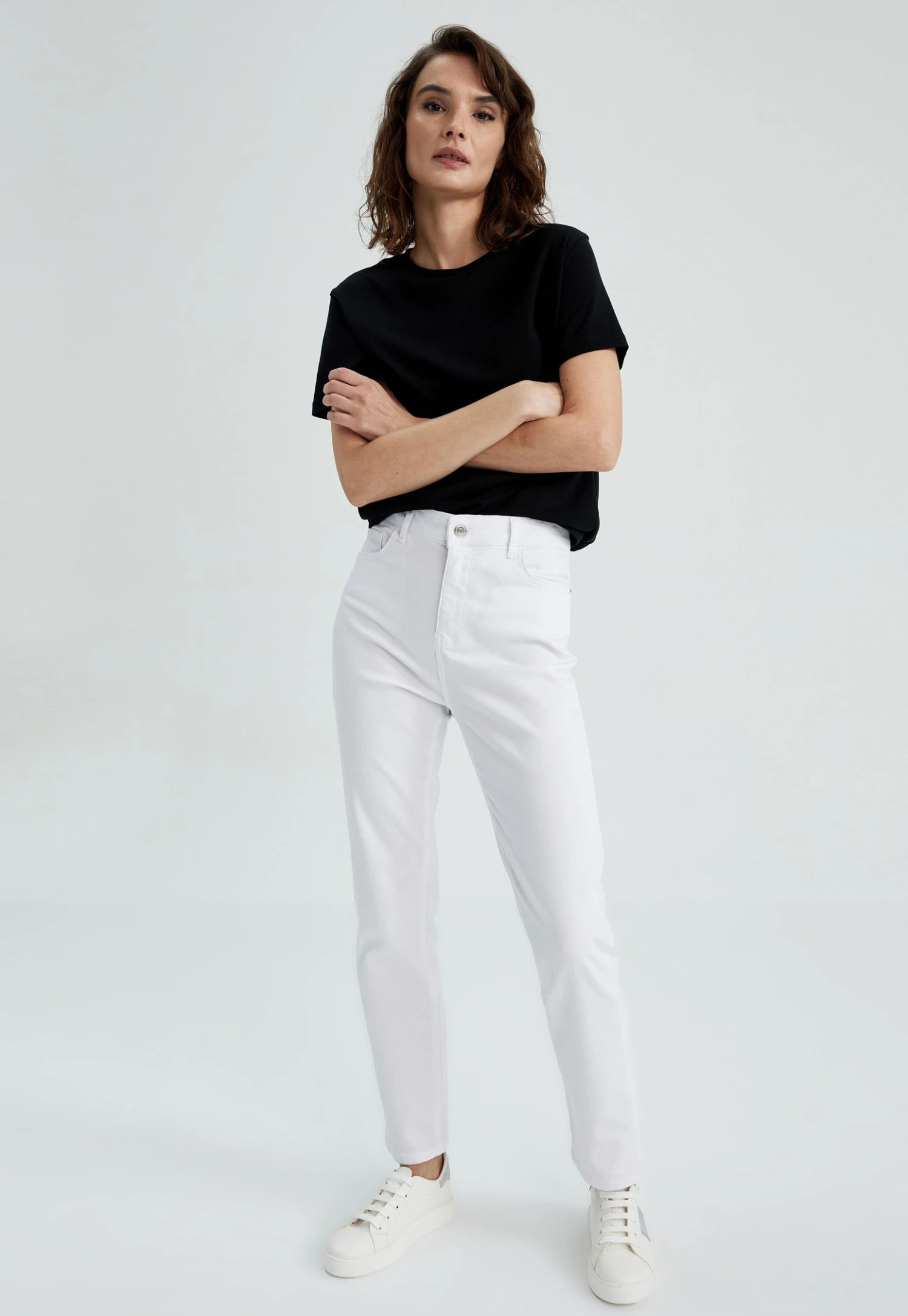 DeFacto Carmela - Relaxed Fit Jeans - White 4 DeFacto Carmela - Relaxed Fit Jeans - White - Afbeelding 2