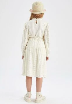 DeFacto Regular Fit - A-Lijn Rok - Ecru 7 DeFacto Regular Fit - A-Lijn Rok - Ecru -DeFacto 75a85915ff464850810d495fe17b6bcf