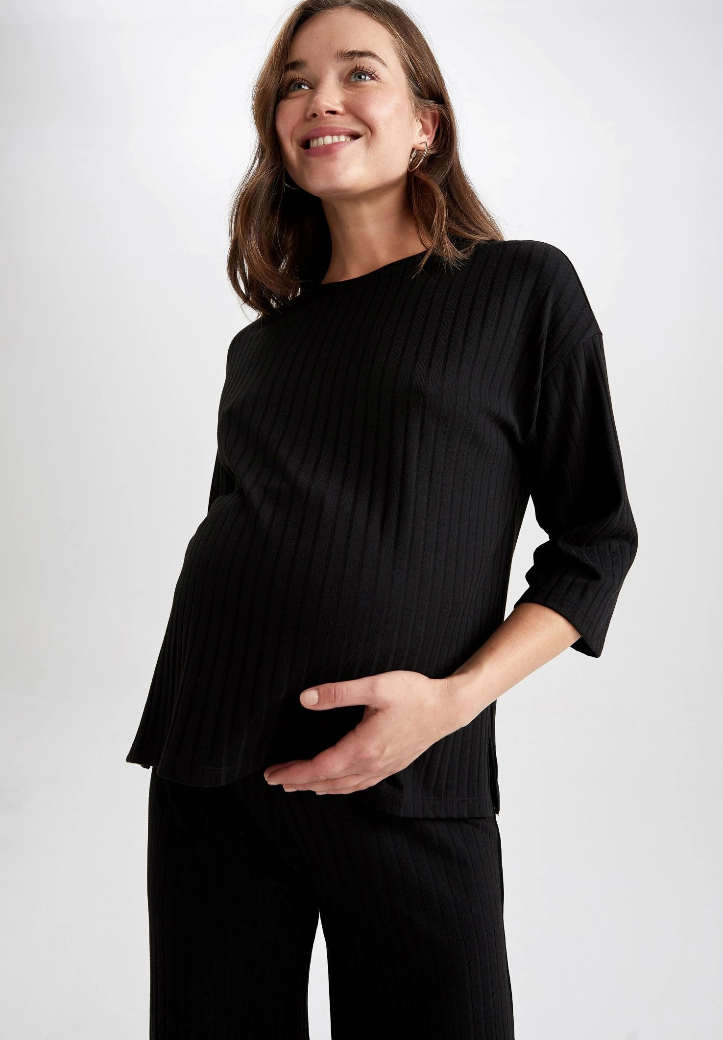 DeFacto Regular Fit - Longsleeve - Black 3 DeFacto Regular Fit - Longsleeve - Black