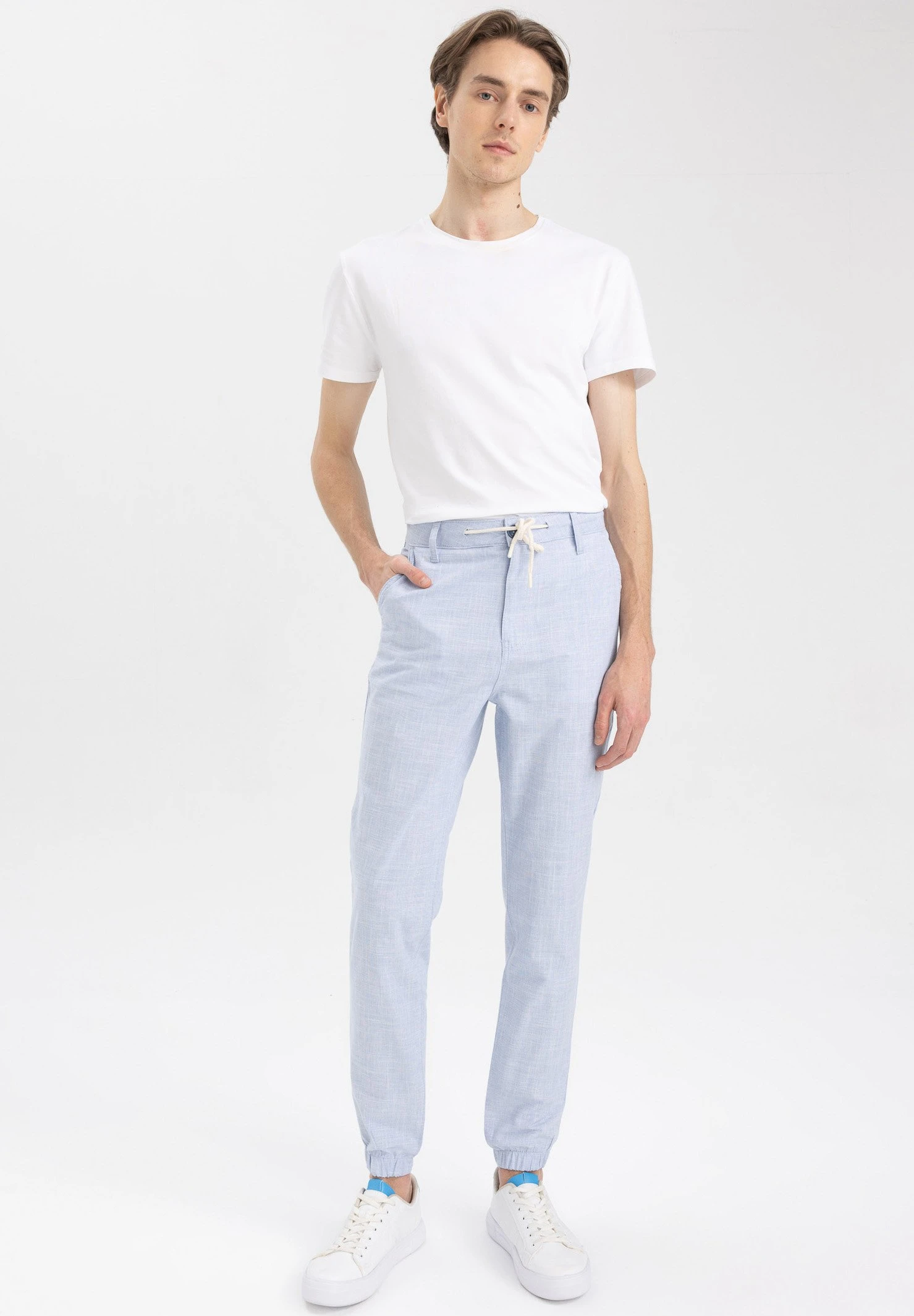 DeFacto Jogger Fit - Broek - Blue 4 DeFacto Jogger Fit - Broek - Blue - Afbeelding 2