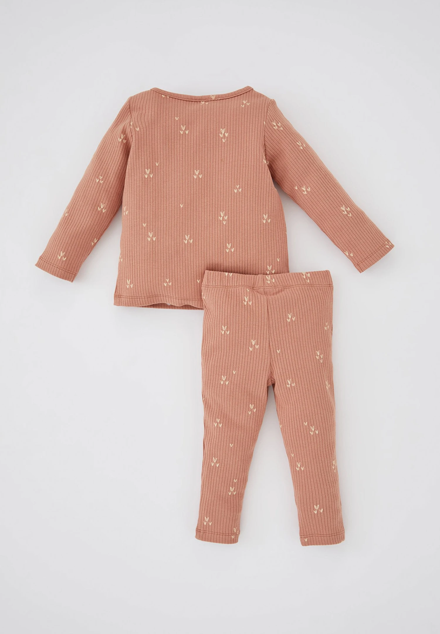 DeFacto Set - Pyjama - Bordeaux 4 DeFacto Set - Pyjama - Bordeaux - Afbeelding 2