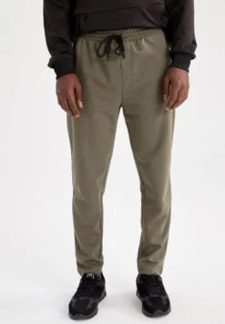 DeFacto Slim Fit - Trainingsbroek - Khaki