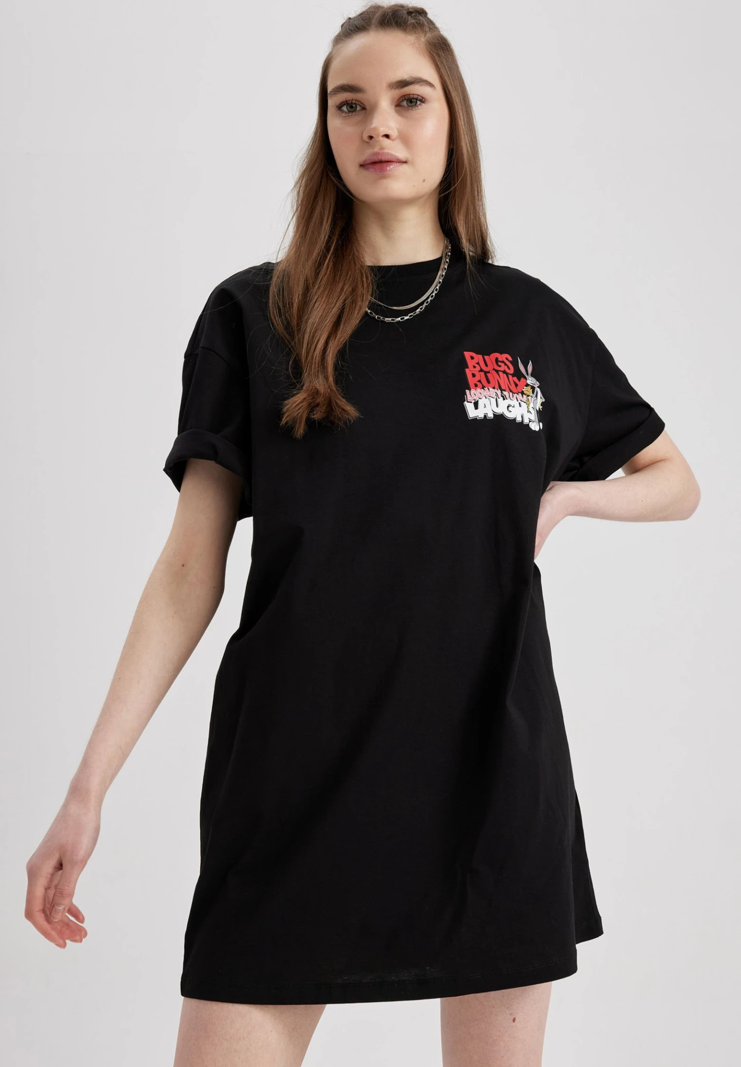 DeFacto Looney Tunes- Jerseyjurk - Black 5 DeFacto Looney Tunes- Jerseyjurk - Black - Afbeelding 3