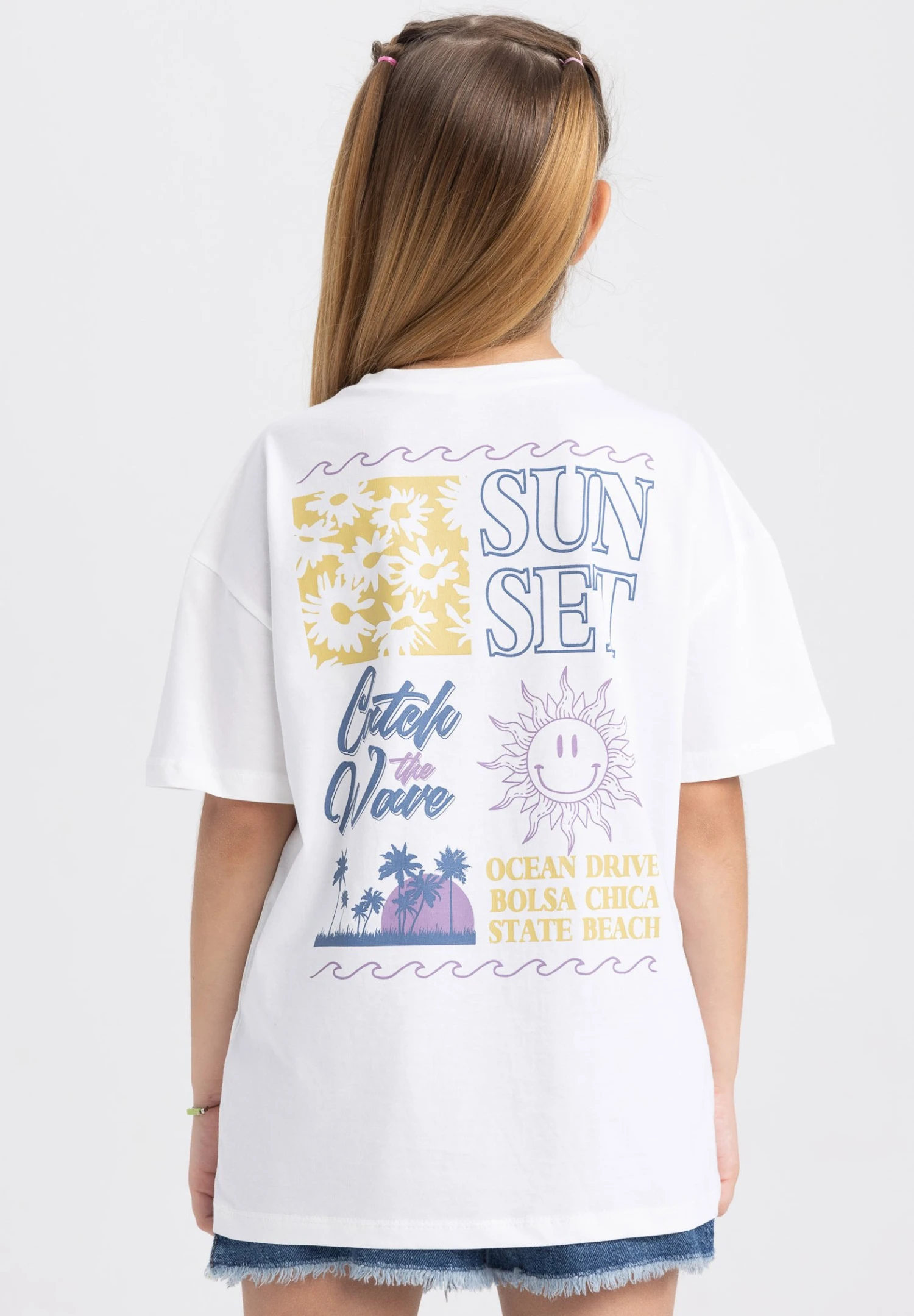 DeFacto T-Shirt Print - Ecru 4 DeFacto T-Shirt Print - Ecru - Afbeelding 2