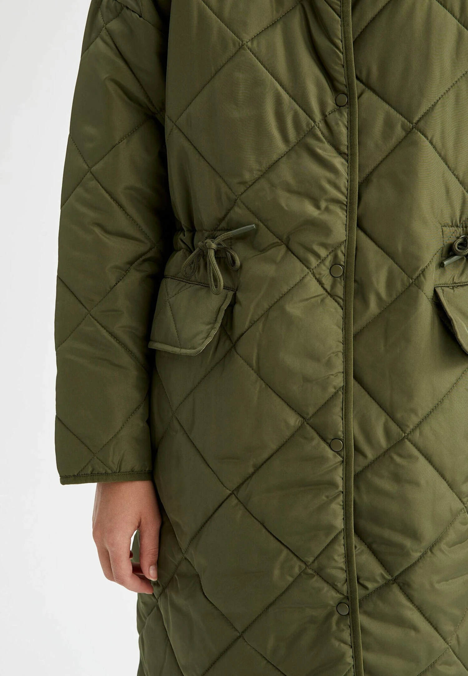 DeFacto Oversize Fit - Winterjas - Khaki 7 DeFacto Oversize Fit - Winterjas - Khaki - Afbeelding 5