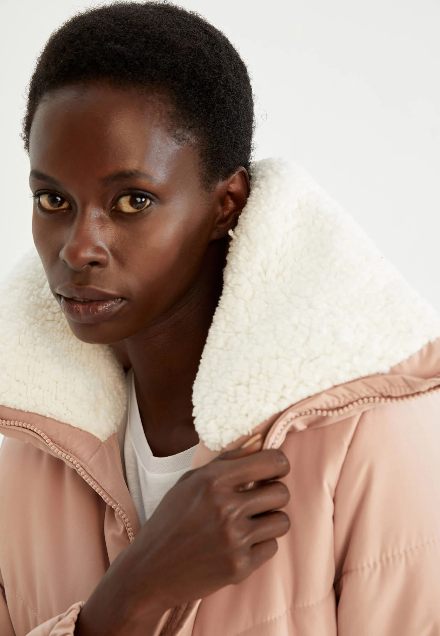 DeFacto Relax Fit - Winterjas - Pink 6 DeFacto Relax Fit - Winterjas - Pink - Afbeelding 4