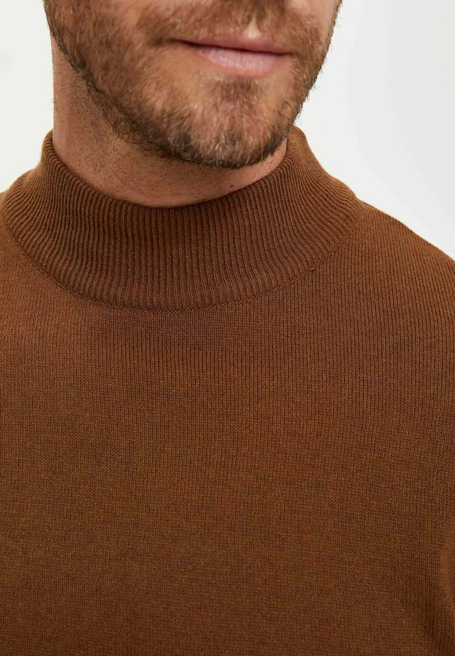 DeFacto Slim Fit - Trui - Brown 6 DeFacto Slim Fit - Trui - Brown - Afbeelding 4