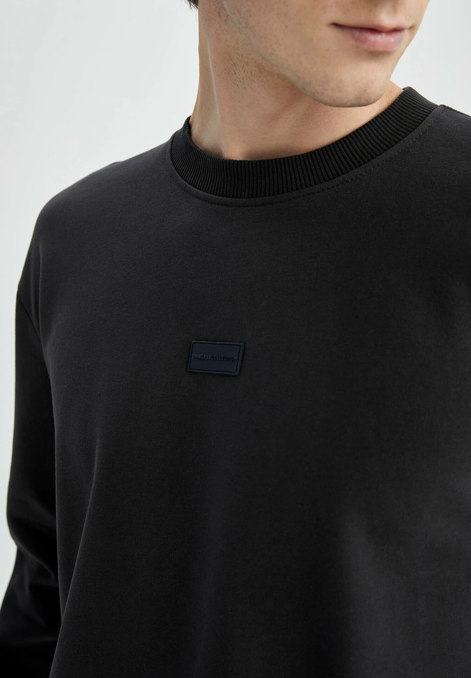 DeFacto Boxy Fit - Sweater - Anthracite 6 DeFacto Boxy Fit - Sweater - Anthracite - Afbeelding 4