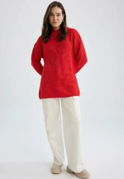 DeFacto Trui - Red 7 DeFacto Trui - Red -DeFacto 7b41171f5e3344bd9c72d355edbd4fcc